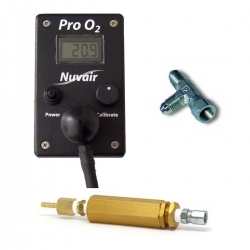zestaw analizatora tlenu sprężarki HP NuvAir model Pro 02
